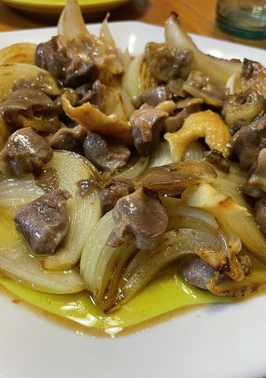 アンチョビオイル焼き玉ねぎ！-レシピのメイン写真