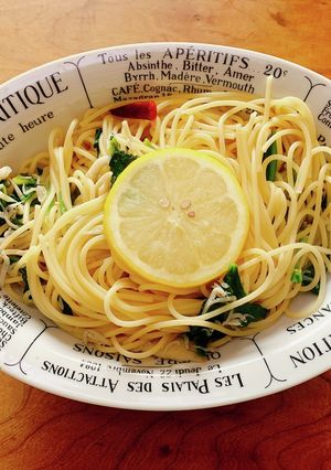 しらすとほうれん草のレモンペペロンチーノ-レシピのメイン写真