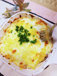 鶏もも肉のマカロニグラタン ♫-レシピのメイン写真