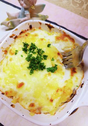 鶏もも肉のマカロニグラタン ♫-レシピのメイン写真
