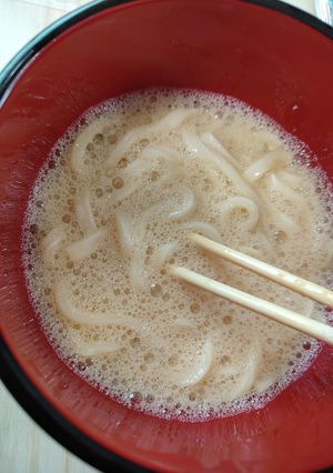泡玉うどん〜冷凍うどんで即食べOK〜-レシピのメイン写真