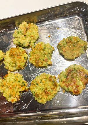 手掴み納豆お好み焼き（離乳食９ヶ月〜）-レシピのメイン写真
