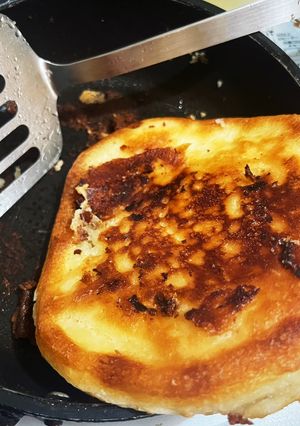 チーズインホットケーキ-レシピのメイン写真