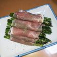 簡単、おつまみアスパラの生ハム巻き!