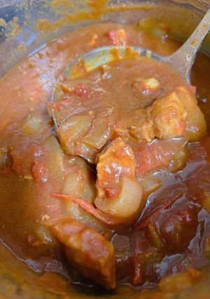 豚ロースとトマトのおいしいカレー-レシピのメイン写真