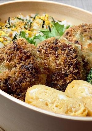 ねぎ味噌鶏カツ弁当-レシピのメイン写真