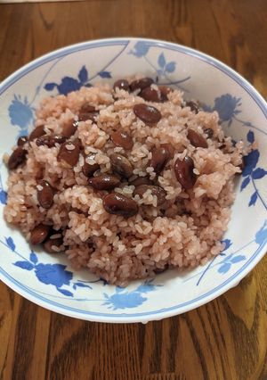 我が家のお赤飯（金時・粒大きめ）-レシピのメイン写真