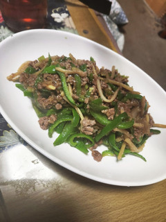 牛ひき肉のピーマンのオイスター炒め-レシピのメイン写真