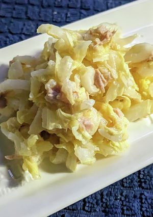 白菜とシーチキンのマヨポン酢和え-レシピのメイン写真