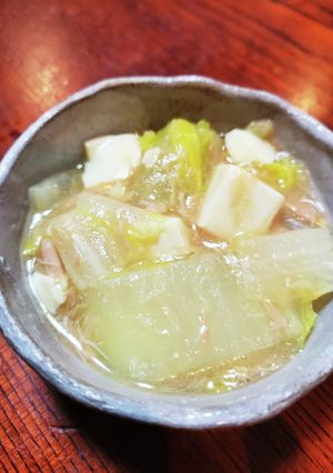 白菜と豆腐の鶏ガラあんかけ-レシピのメイン写真