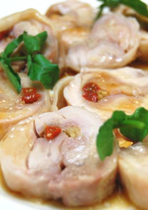 　鶏の冷製 クコの実ロール~食べる漢方~-レシピのメイン写真