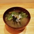 タラの芽としらすの味噌汁