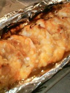 にんにくたっぷり!海老のネギみそ焼き-レシピのメイン写真