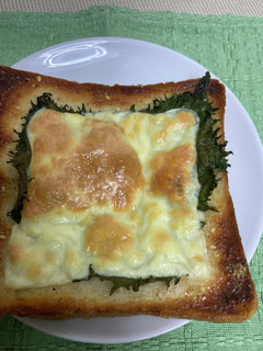チーズ大葉トースト-レシピのメイン写真