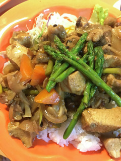 鍋の素でつくる●鶏肉&アスパラのカレー-レシピのメイン写真
