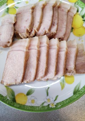 超簡単豚かたまり肉のチャーシュー鍋放置-レシピのメイン写真