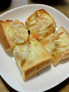 きんぴらごぼう トースト-レシピのメイン写真