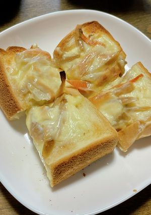 きんぴらごぼう　トースト-レシピのメイン写真