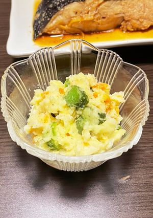 レンジで簡単ポテトサラダ(作り置き)-レシピのメイン写真