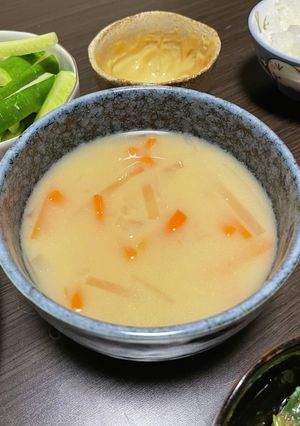 大根と人参の根菜味噌汁-レシピのメイン写真