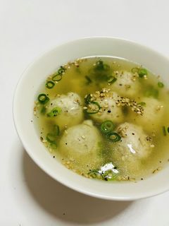 柚子胡椒と生姜の鶏つくねスープ-レシピのメイン写真