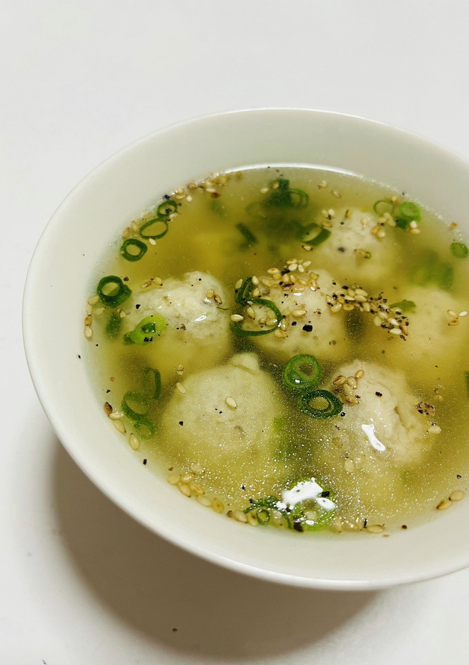 柚子胡椒と生姜の鶏つくねスープ-レシピのメイン写真