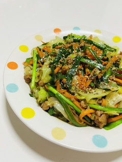 挽肉キャベツのにんにく醤油炒め-レシピのメイン写真