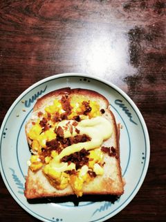そぼろとたまごのマヨトースト-レシピのメイン写真