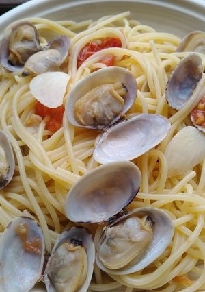 あさりとトマトのパスタ-レシピのメイン写真