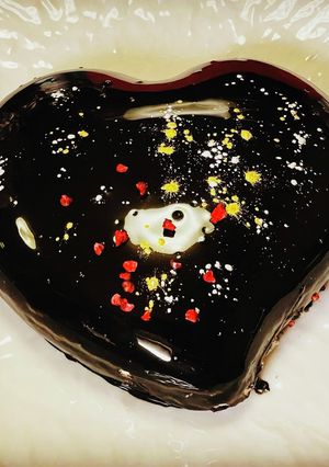 チョコレートムースケーキ　ハート型-レシピのメイン写真