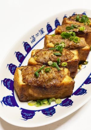 厚揚げの肉味噌詰め-レシピのメイン写真
