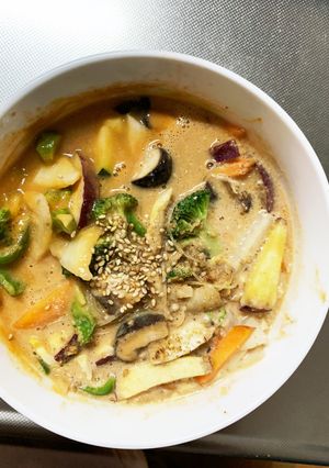 お一人様爽やか味噌味根菜たっぷり野菜炒め-レシピのメイン写真