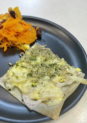 しらすの青海苔ソースピザ-レシピのメイン写真