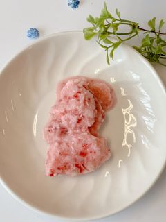 ココナッツミルクでいちごアイス-レシピのメイン写真