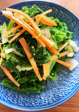 わさび菜のナムル★辛くない基本の味♪-レシピのメイン写真