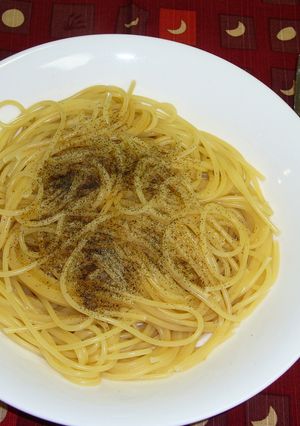 大葉にんにく醤油を使った簡単パスタ-レシピのメイン写真