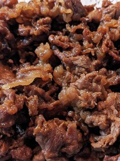 牛細切れ肉の砂糖醤油炒め-レシピのメイン写真
