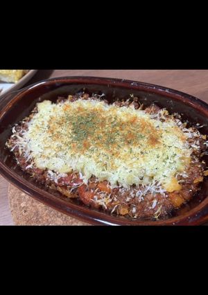 ミートソースグラタン-レシピのメイン写真