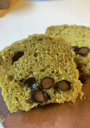 あっさりHM抹茶蒸しケーキ-レシピのメイン写真