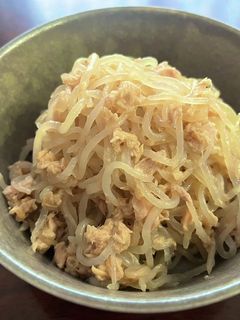 しらたきとツナの炒め-レシピのメイン写真