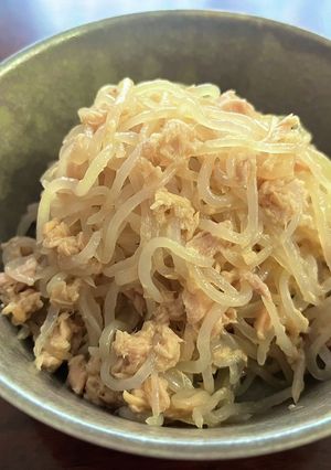 しらたきとツナの炒め-レシピのメイン写真