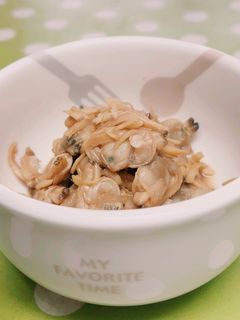 *蒸しあさりの生姜醤油煮*-レシピのメイン写真