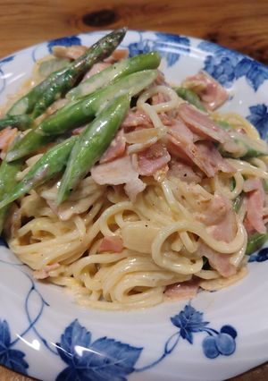 中華麺のカルボナーラ風-レシピのメイン写真