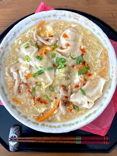 冷凍餃子で『酸辣湯』-レシピのメイン写真