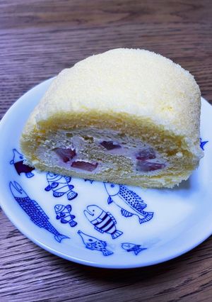 クリームチーズロールケーキ-レシピのメイン写真