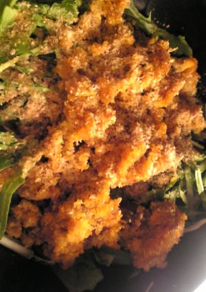 ブリの卵と水菜の胡麻風味酢サラダ-レシピのメイン写真