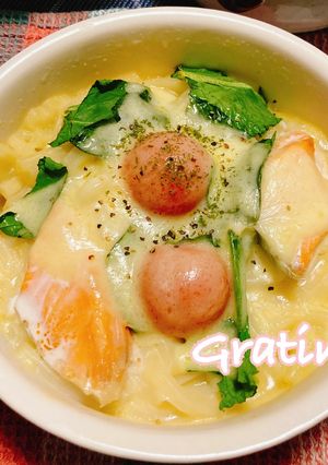 ♡♡コンポタで簡単うどんグラタン♡♡-レシピのメイン写真