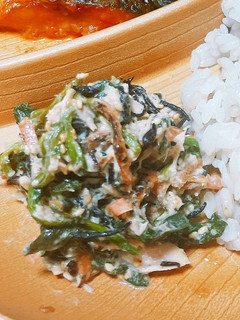 ほうれん草とひじきのツナマヨ胡麻和え-レシピのメイン写真