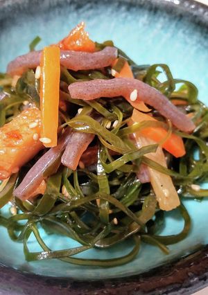 切り昆布の炒め煮-レシピのメイン写真