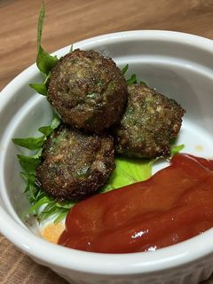 つみれ鰯団子のタバスコケチャップ-レシピのメイン写真